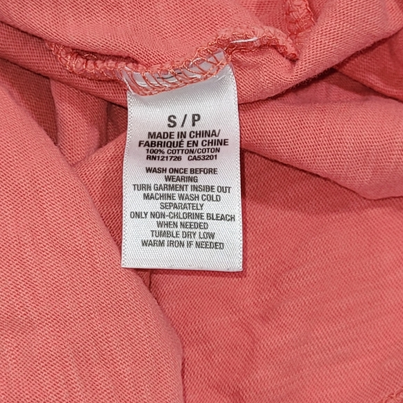 Prince & Fox Size Small Men's Coral Short Sleeve Henley - Picture 2 of 4